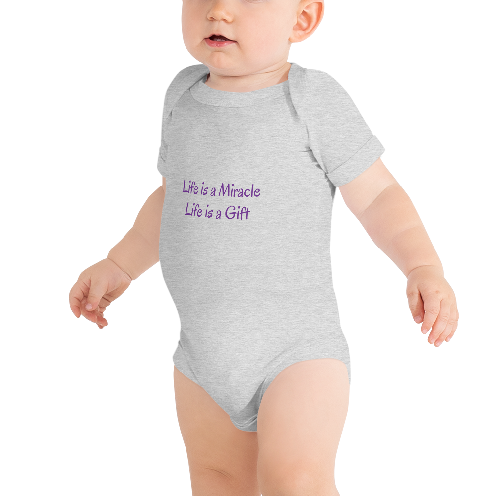 Download Grey Baby Onesie - Life is a Gift - The Gift of Life 27